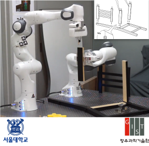 조립 설명서로부터 비정형 멀티 모달 정보를 이해하여 실·가상환경에서 가구조립을 위한 작업 계획을 생성·검증하는 AI 기술 개발 이미지