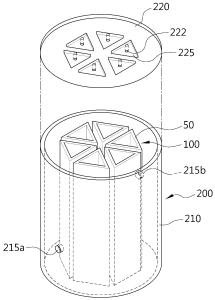 Microbial fuel cell structure having a plurality of unit cells consisting of sides of each pilar, and microbial fuel cell having the sturcture