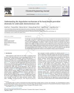 Understanding the degradation mechanisms of Ba-based double perovskite electrodes for solid oxide electrochemical cells