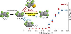 Selective Conversion of Ethane to Value Added Products on RhO2(110): A DFT and Microkinetic Simulation Study